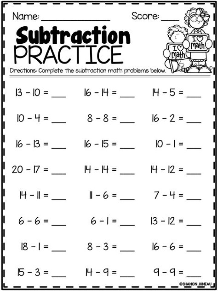 Free 1st Grade Worksheets Printable PDF for Instant Download