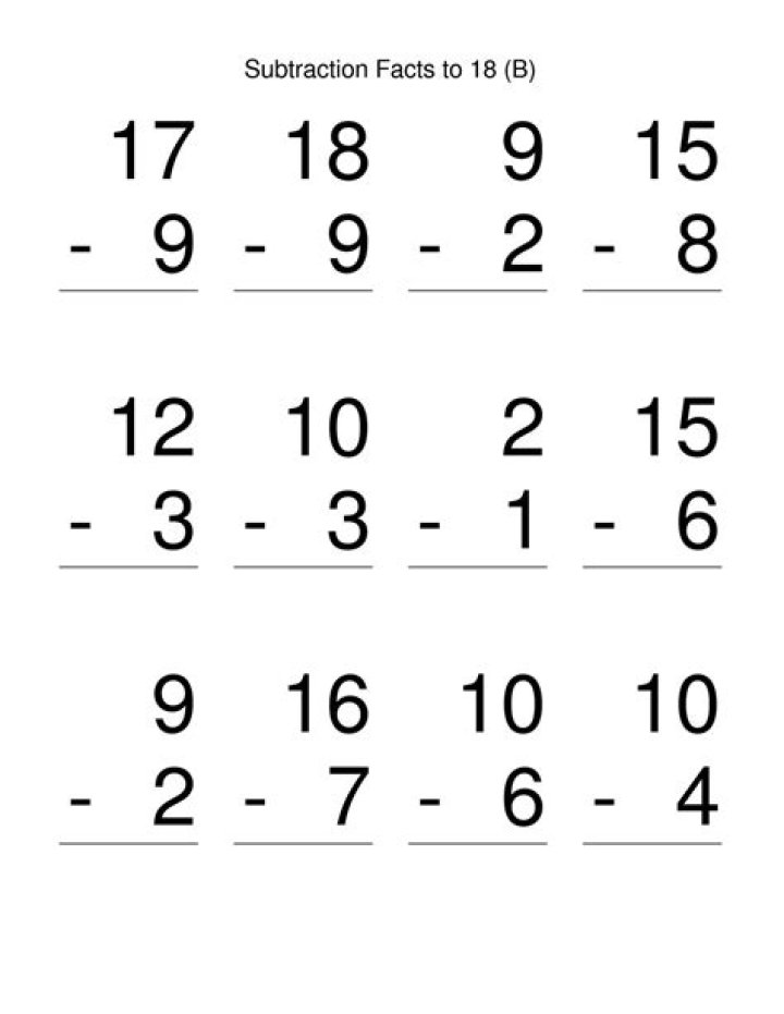 Free 1st Grade Math Worksheets PDF for Instant Download