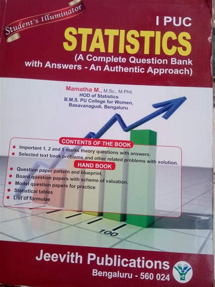 1st PUC Statistics Question Bank PDF – Best Study Resource for Exam Prep