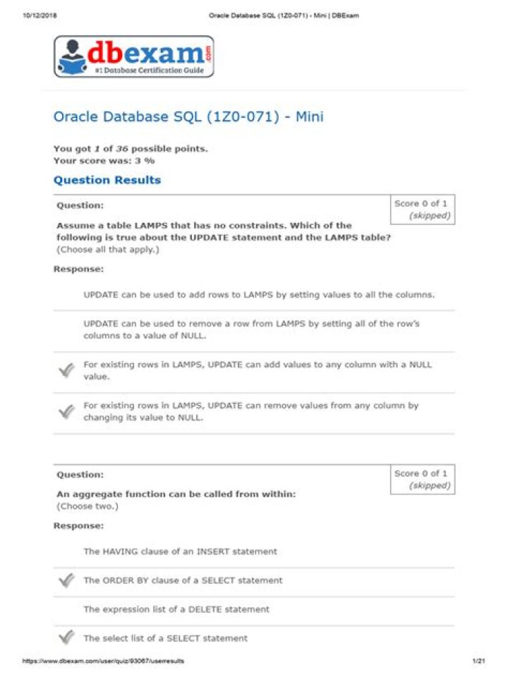 1Z0-071 Practice Test PDF – Pass Cisco CCNA Exam with Confidence