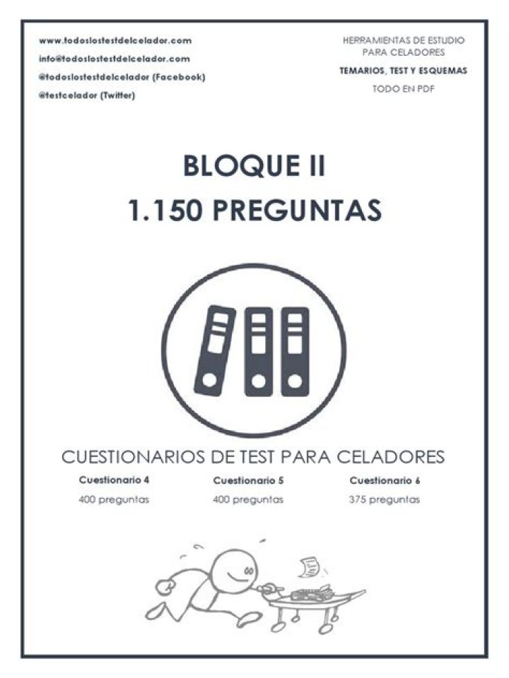 2.500 Preguntas Test Celadores PDF: Descarga Gratis