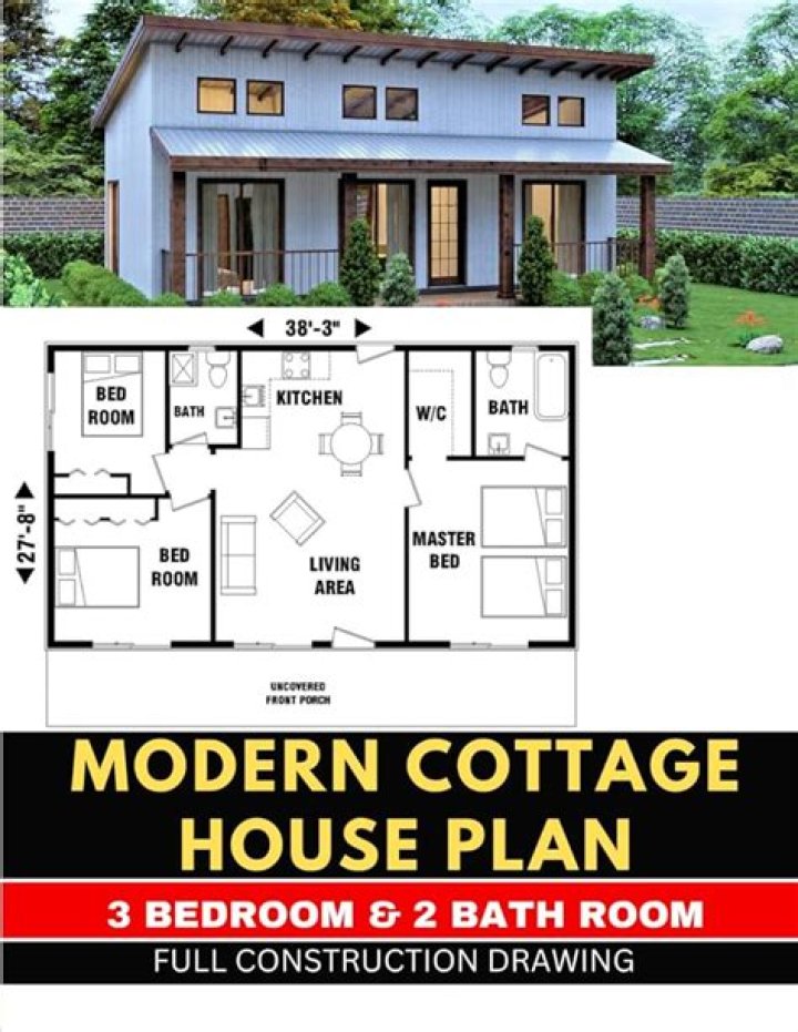Free PDF 2 Bedroom & 3 Bedroom House Plans – Download Instantly