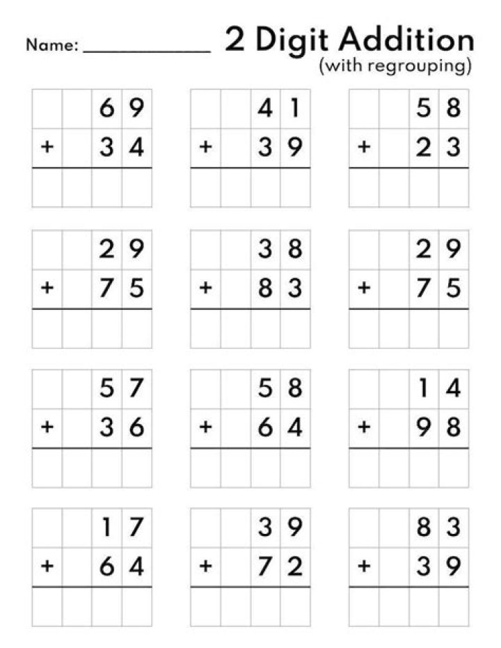 Free 2-Digit by 2-Digit Multiplication No Regrouping Worksheets PDF