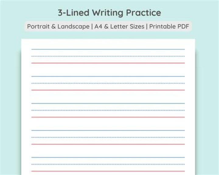 Free 2-Line Handwriting Practice Sheets PDF for Better Penmanship
