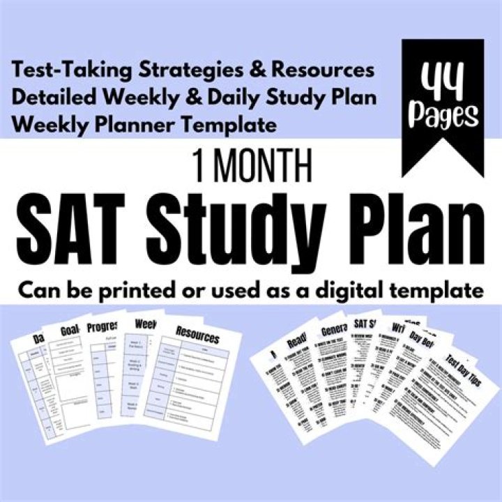 2-Month SAT Study Plan PDF: Master the Test in 8 Weeks