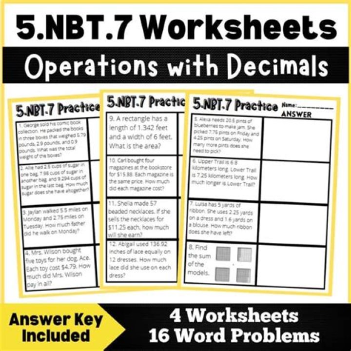 2 NBT 7 Worksheets PDF: Free Printable Math Practice