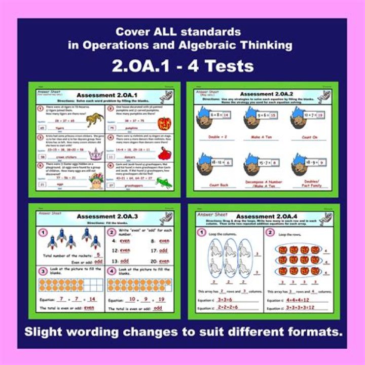 Free 2 OA 1 Worksheets PDF – Instant Printable Math Practice