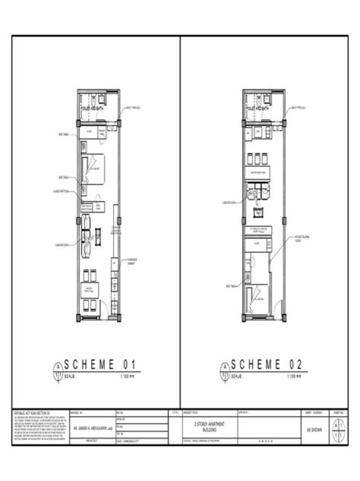 2-Storey Apartment Floor Plan PDF – Download Complete Layout