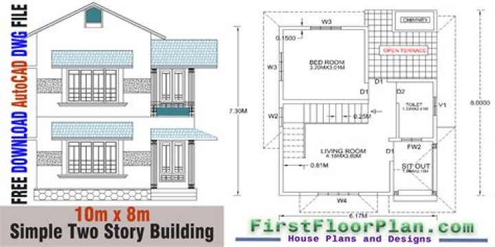 Free Download: 2-Storey Building Plan PDF – Easy to Print & Build