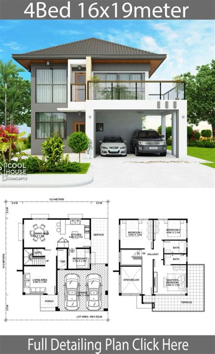 2-Storey House Plans Philippines with Detailed Blueprint PDF