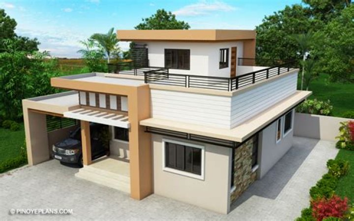 2-Storey House with Roof Deck Floor Plan PDF for Modern Living