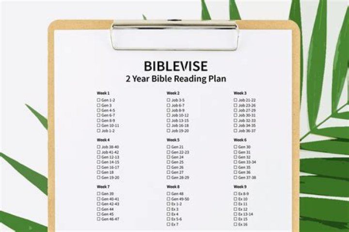 2-Year Bible Reading Plan PDF for Adults
