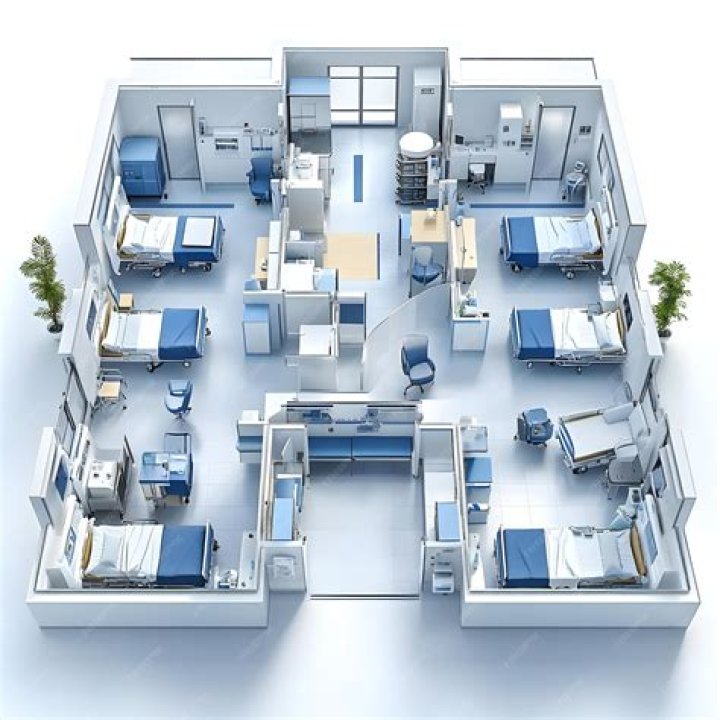20-Bed Hospital Floor Plan PDF Free Download – Printable Layout