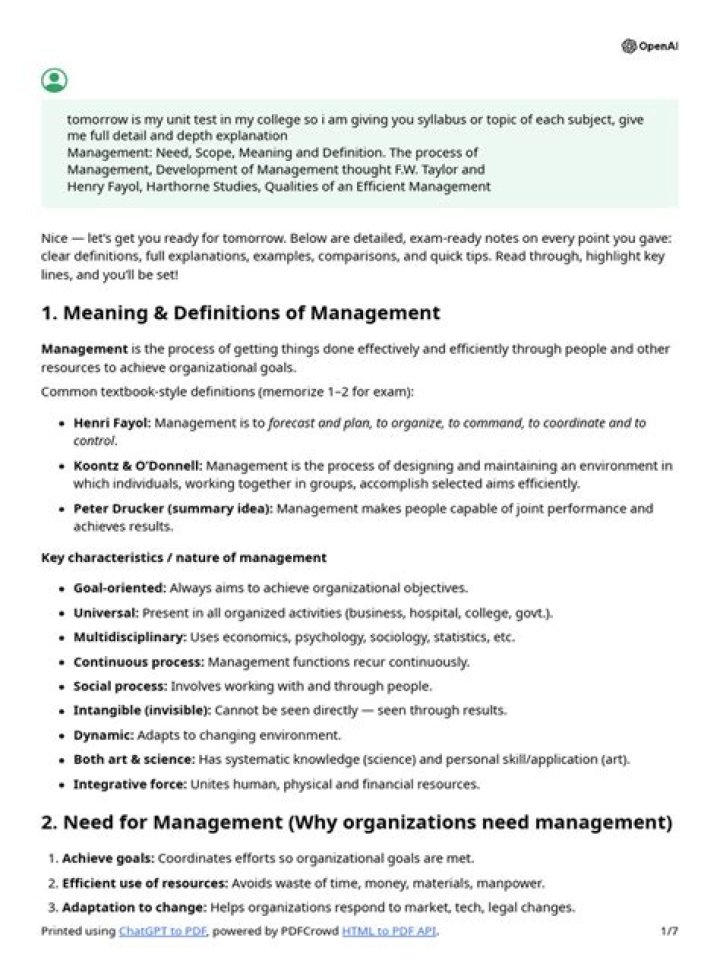 20 Essential Management Definitions in PDF Format