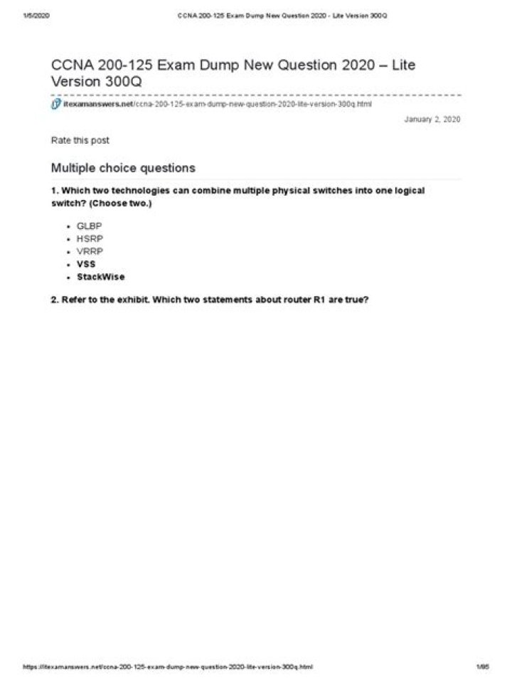 200-125 Exam Questions PDF – Practice & Pass with Confidence