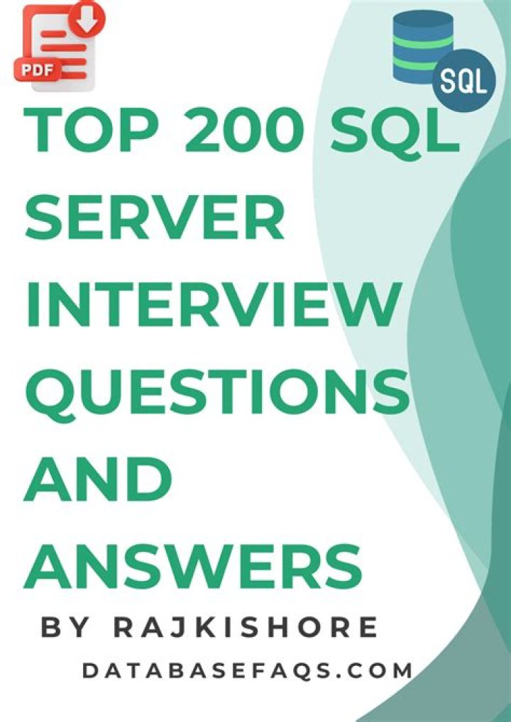 Master SQL Interviews: 200+ Essential Questions PDF Guide