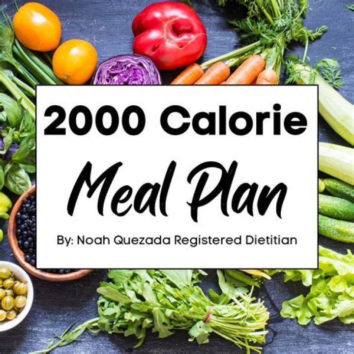 2000 Calorie Diabetic Diet Meal Plan PDF for Blood Sugar Control