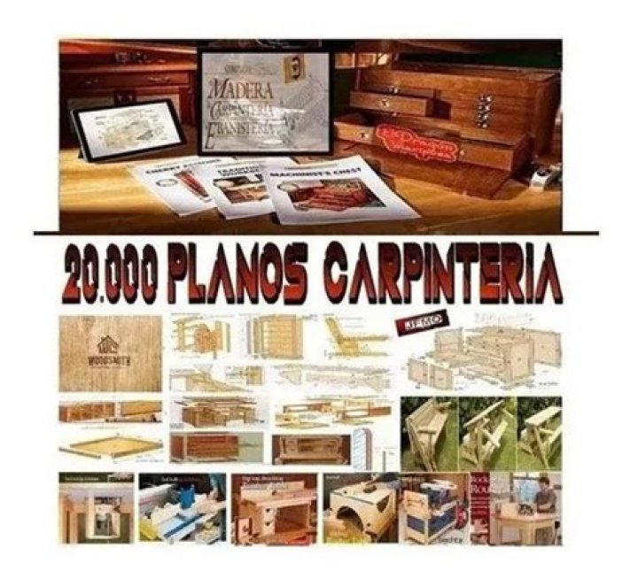 Obtenha 20.000 Planos de Carpinteria PDF Grátis para Projetos Profissionais