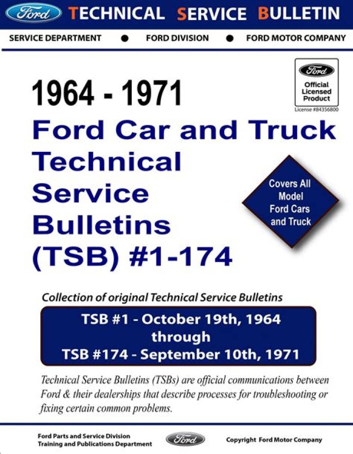 2004 Ford F150 Technical Service Bulletins PDF – Complete List