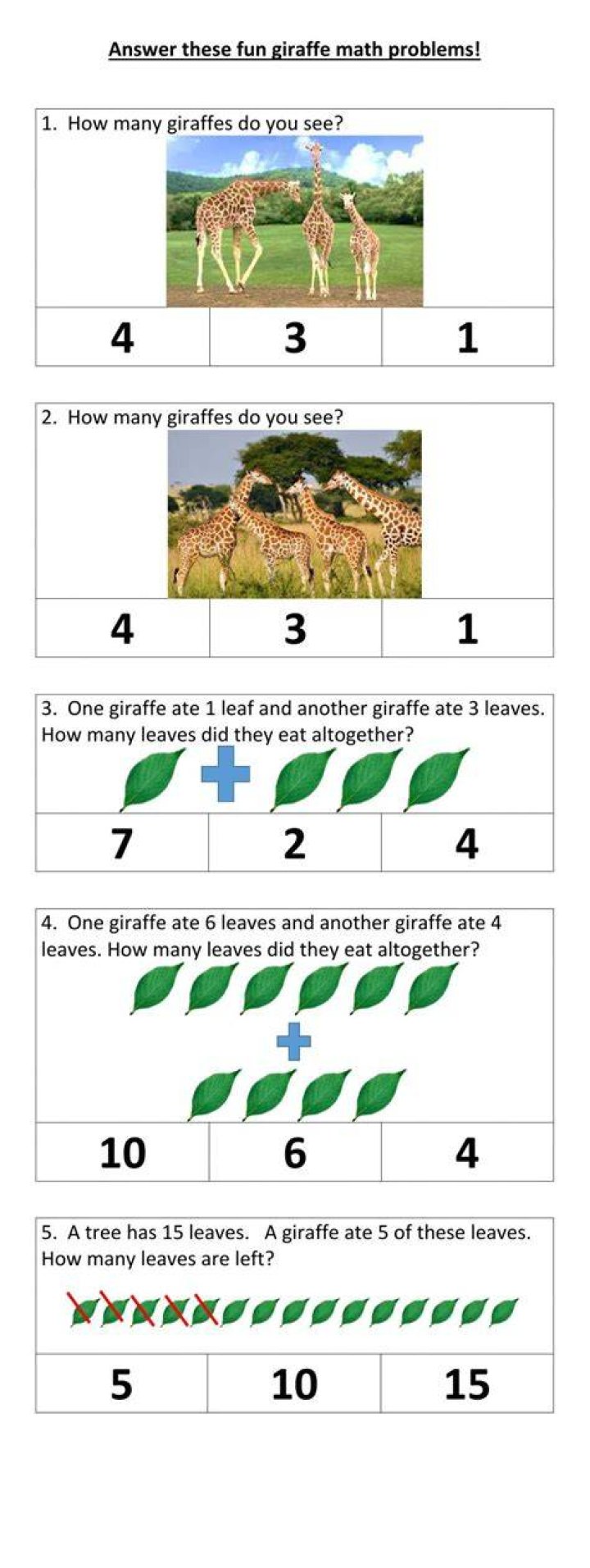 2014 Math Giraffe Worksheet Answers PDF – Step-by-Step Solutions