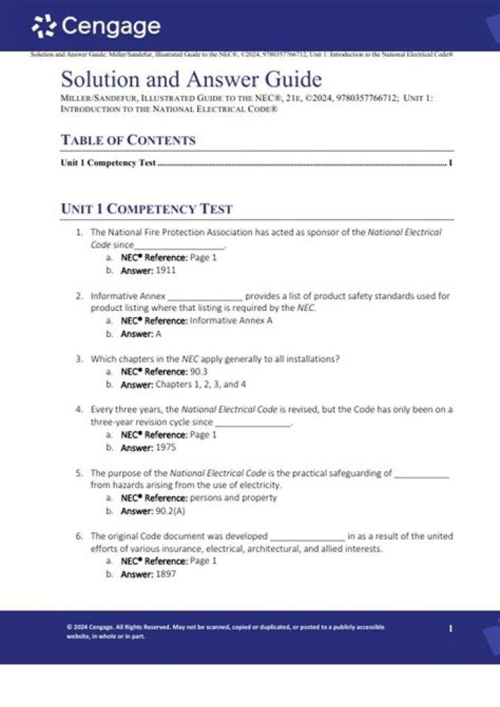 2014 NEC Exam Questions & Answers PDF – Complete Study Guide