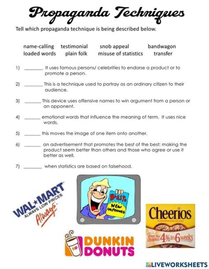 20150703-Propaganda-4-4-Diagram-Worksheets PDF Analysis