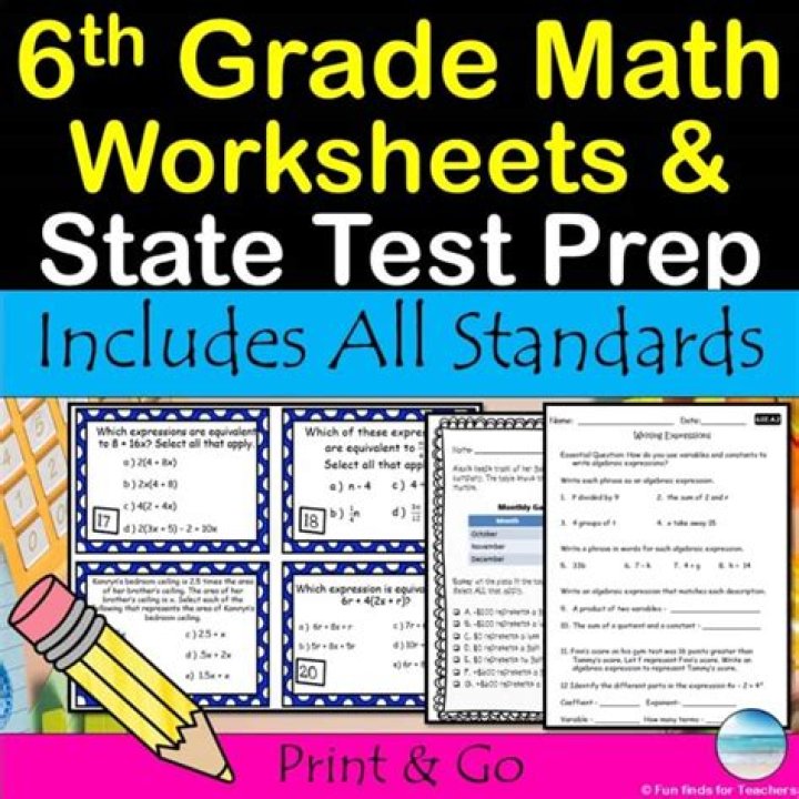 2016 7th Grade Math State Test PDF – Practice Test & Solutions