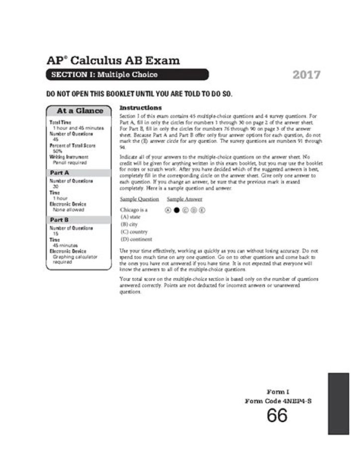 2016 AP Test Math Answers PDF – Perfect Score Guide