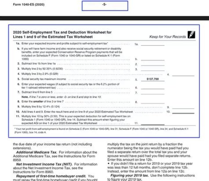 2016 Maclin R Form 1040 Tax Payments Worksheet PDF Download