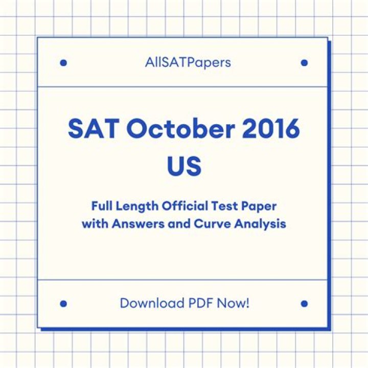 2016 SAT QAS Test PDF: Download Free Practice Exam