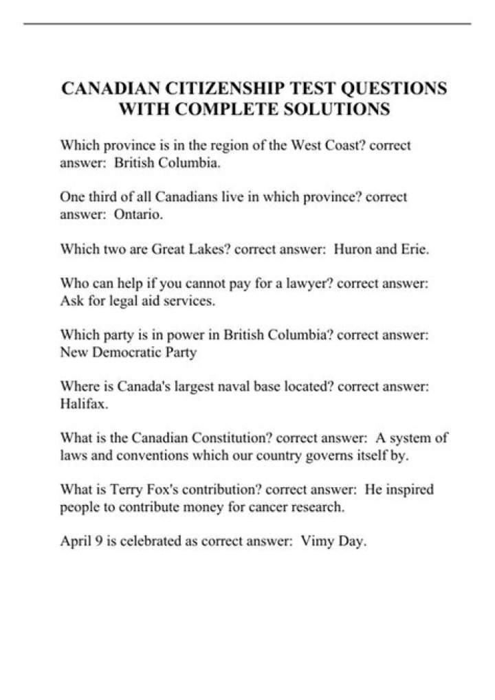 2017 Citizenship Test Questions PDF: Practice Exam & Study Guide
