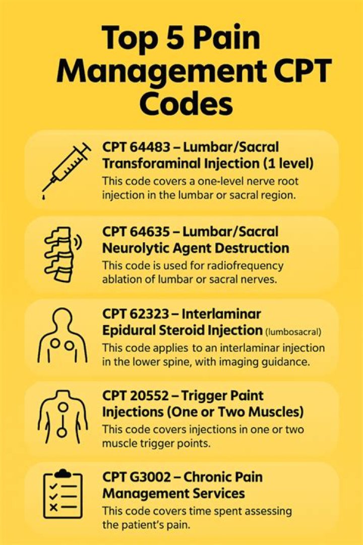 2017 Common Pain Management CPT Codes PDF: Essential Guide for Providers