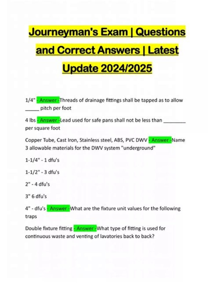 2017 Journeyman Exam Questions & Answers by Tom Henry – PDF Download