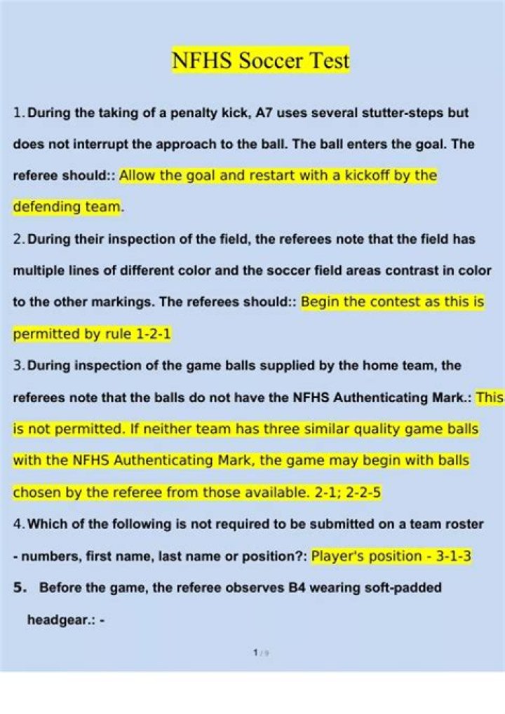 2017 NFHS Soccer Test PDF – Official Fitness Assessment Guide