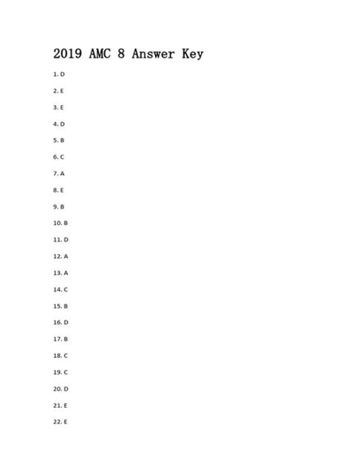 2018 AMC 10 PDF Answer Key – Official Solution Guide