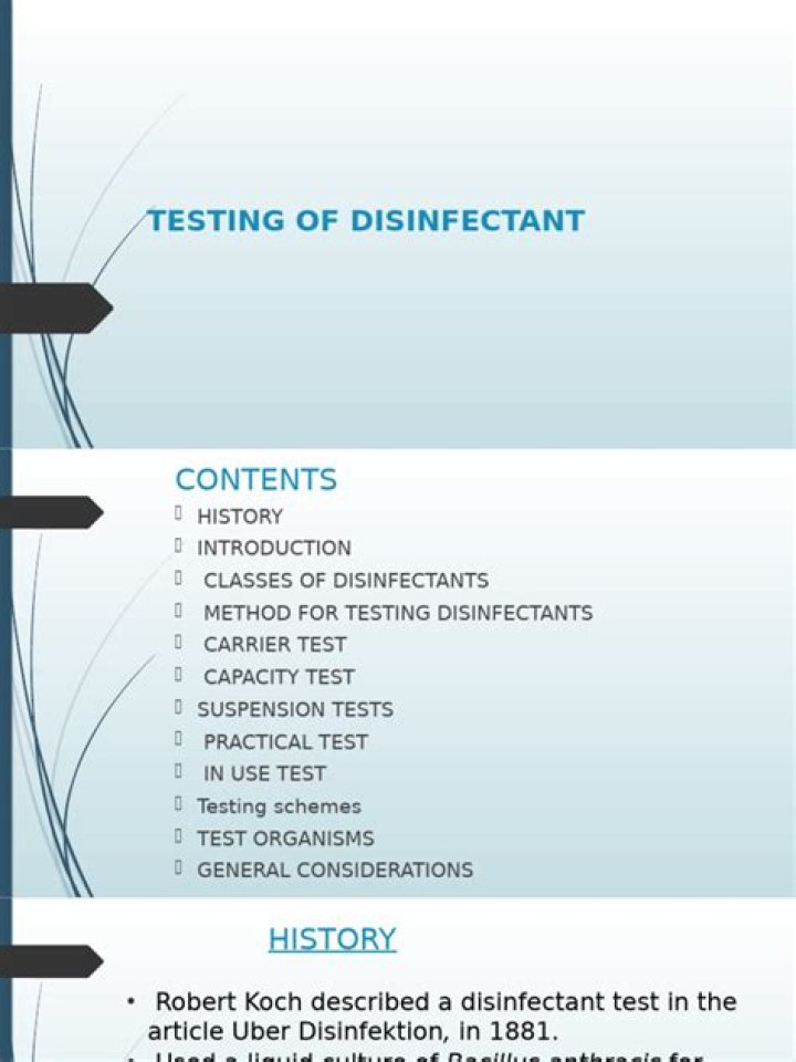 2018 Pharmaceutical Disinfectant Testing: Comprehensive PDF Report