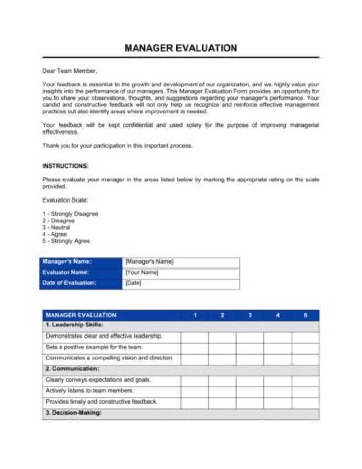 2018 TSSP Manager Evaluation PDF – Comprehensive Review & Insights