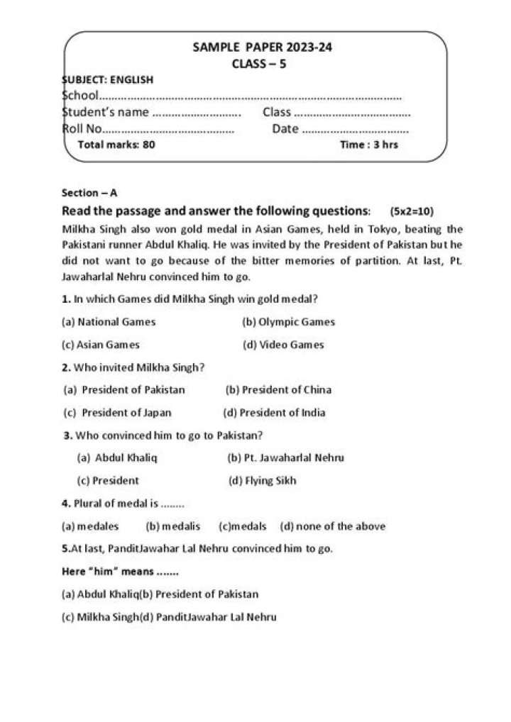 2019 OL English Paper with Answers PDF – Download Now