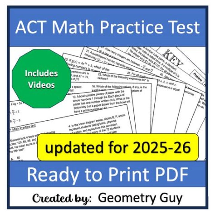 2020 ACT Practice Test PDF – Download Free Exam Sample