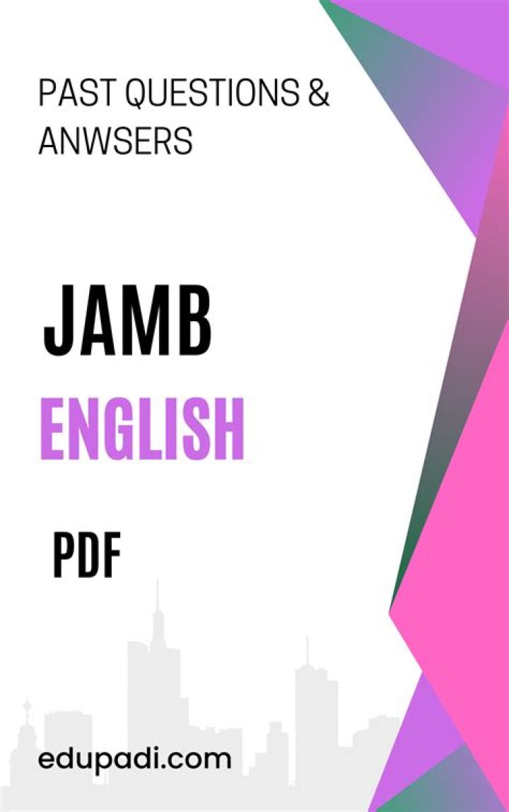 2022 JAMB Past Questions and Answers PDF Download