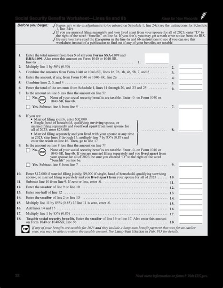 2023 Social Security Worksheet PDF for Easy Filing & Compliance