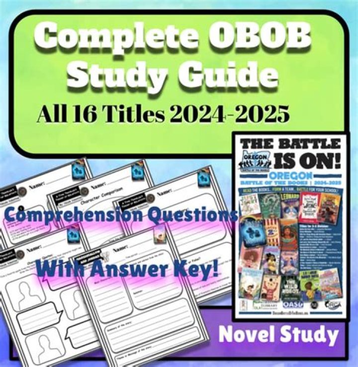 2024-2025 OBOB Questions for Grades 3-5 PDF - Download Now