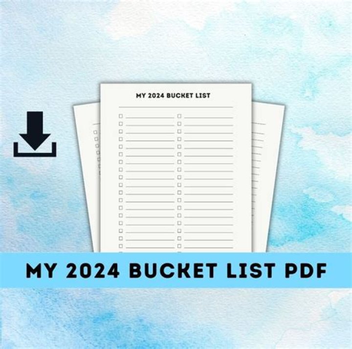 2024 Bucket List PDF: Top 50 Adventures to Check Off