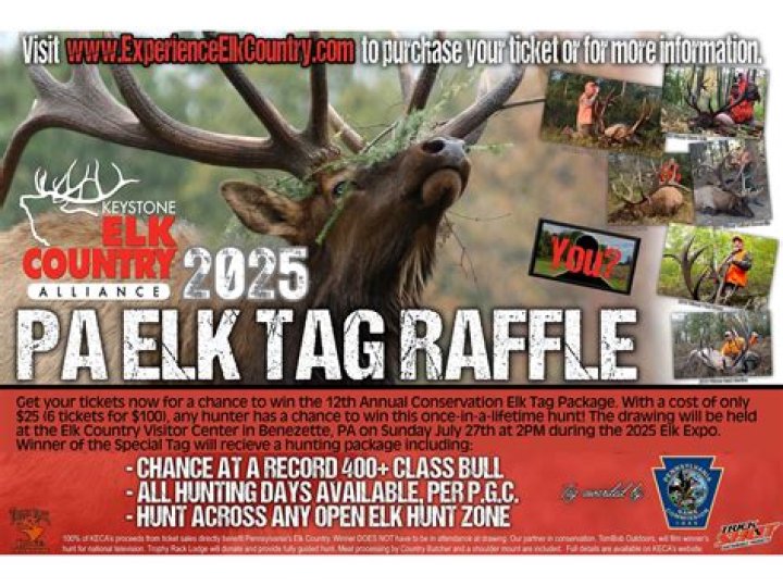 2024 PA Elk Tag Winners List PDF – Official Winners & Details