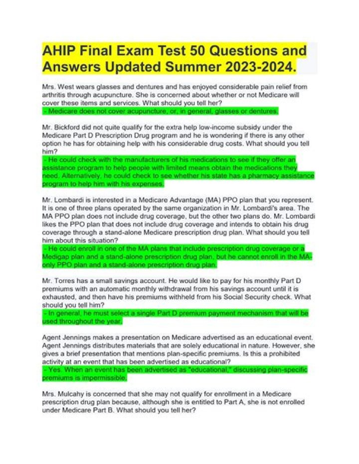 2025 Ahip Test Answers PDF Free Download – Crack Exams Easily