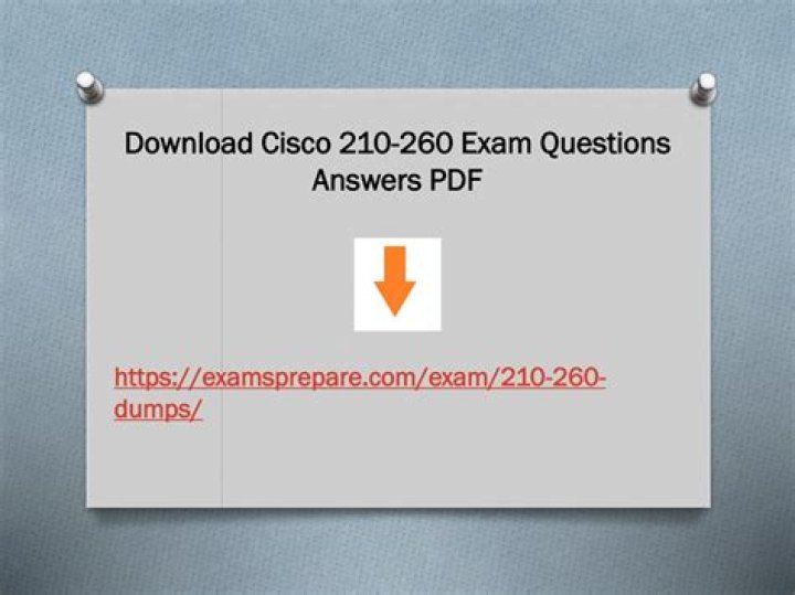 210-260 PDF Question Answers: Expert Solutions for Every Topic