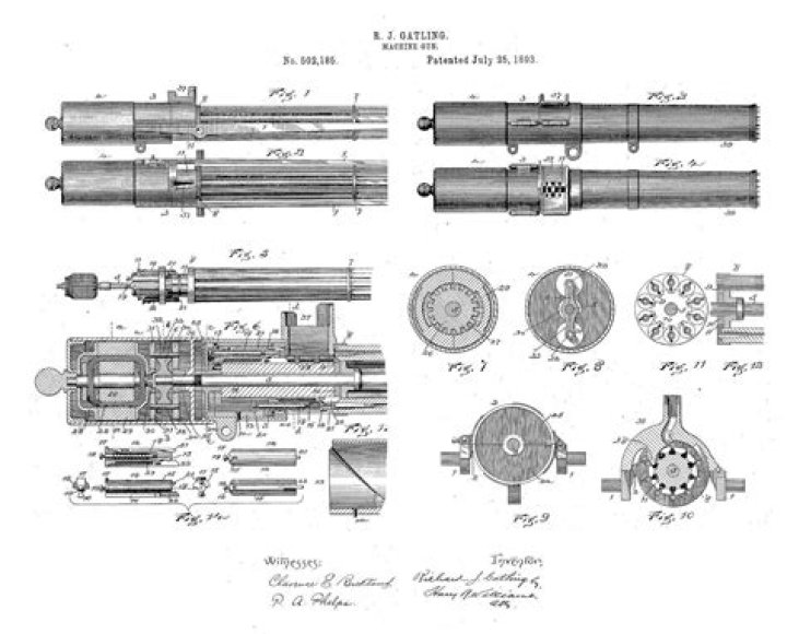 22 Cal Gatling Gun Plans PDF – Military Tactics & Weapon Blueprints