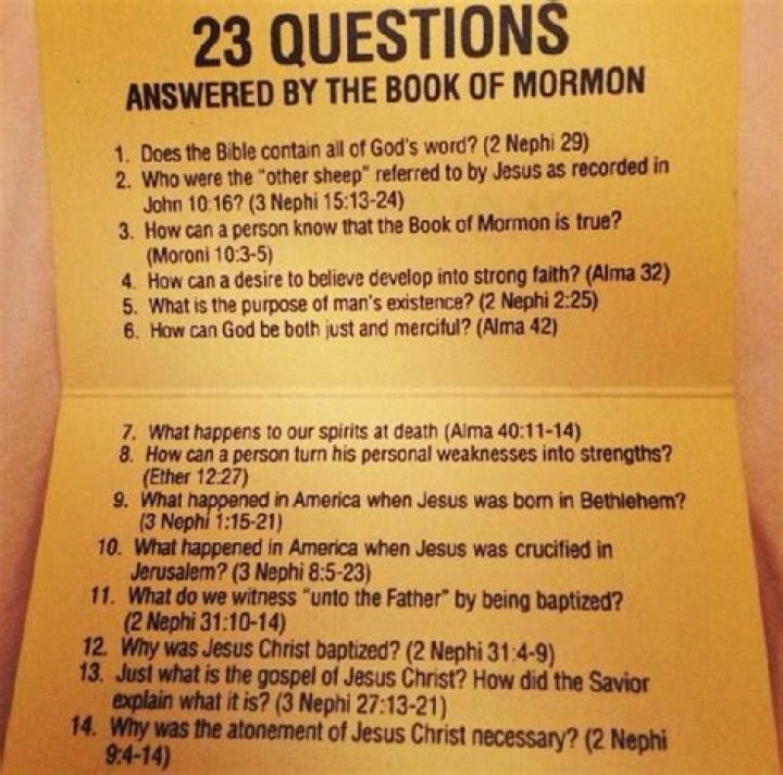 23 Questions Answered by the Book of Mormon PDF: Full Study Guide