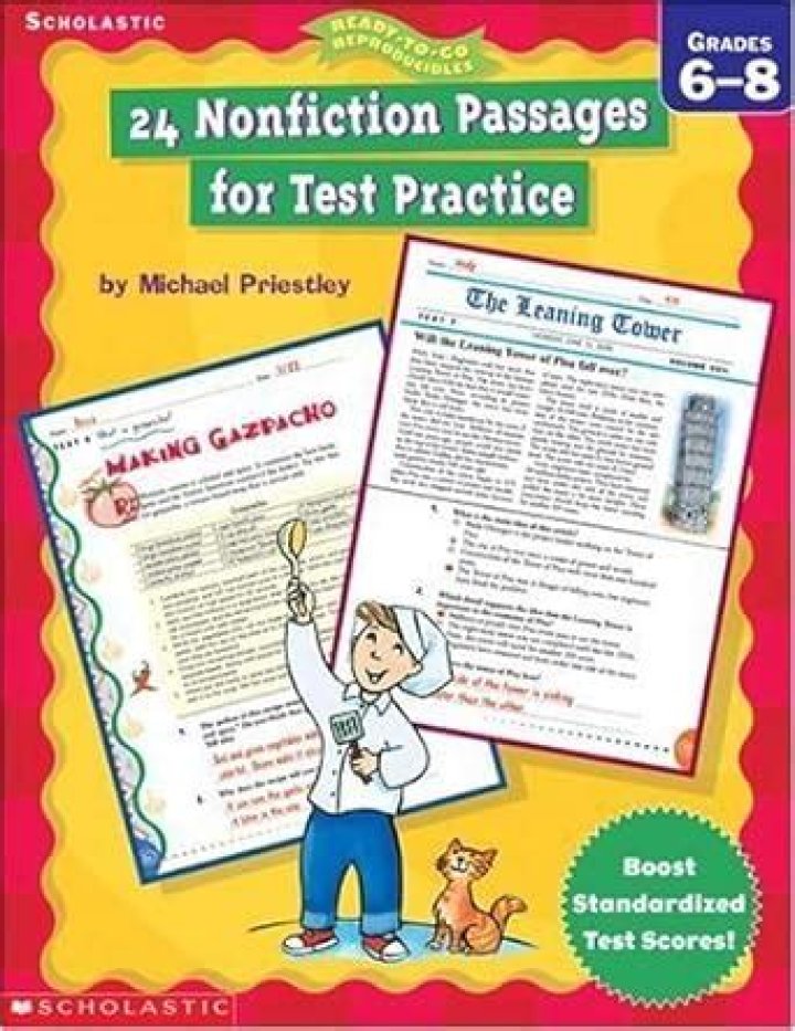 24 Nonfiction Reading Passages for 2nd & 3rd Grade Test Prep PDF