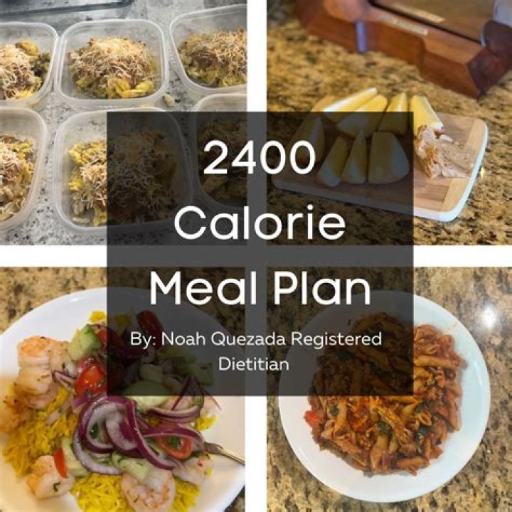 2400 Calorie Meal Plan PDF for Weight Gain & Energy